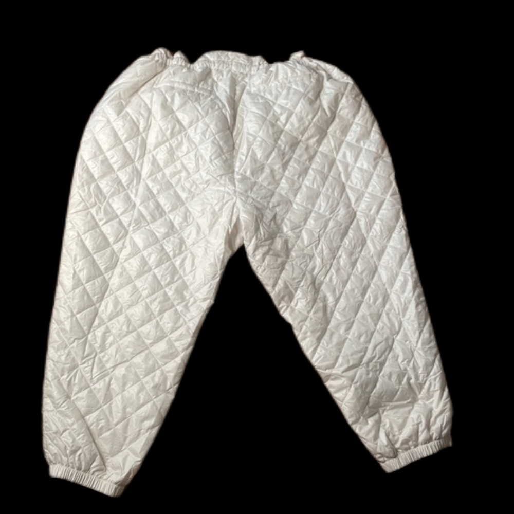 women’s 4X  future collective white puffy sweat pants